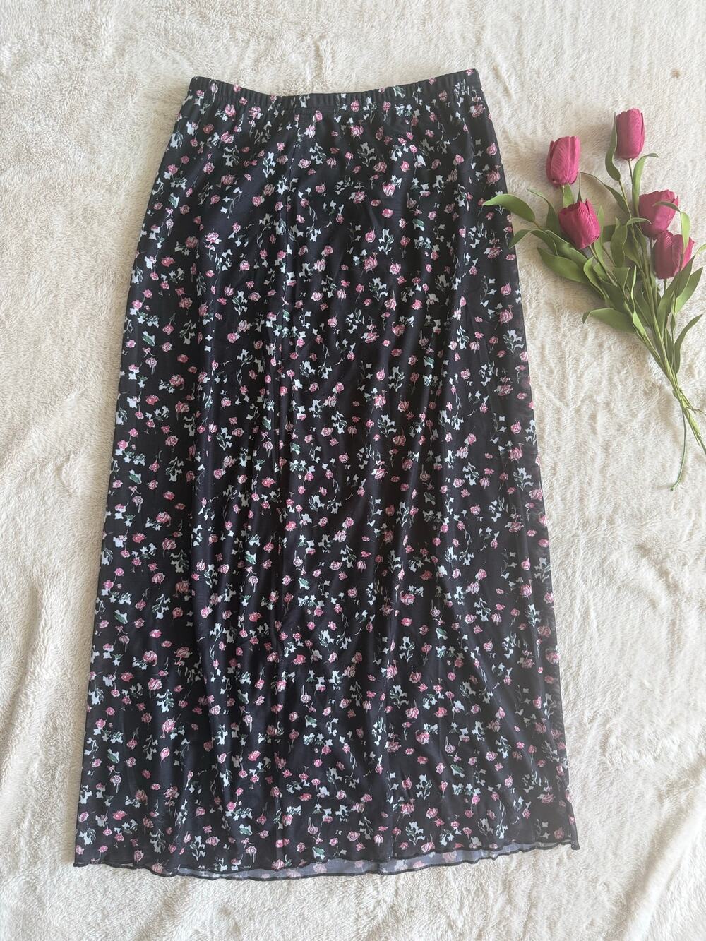 Avanova Floral Maxi Skirt Size Small NWT